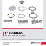 Mercury Mercruiser - Thermostat Kit - Fits 1987‑2016 GM Engines - 807252T5