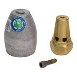 Mercury - Propeller Nut Anode Kit - Aluminum - Fits Bravo III Drives - 97-809666A02