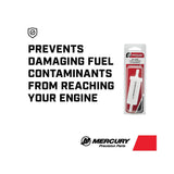 Mercury 35-816296K03 Outboard In Line Fuel Filter 1/4" ID - Fits 8/9 HP - 9/15 HP Four Stroke