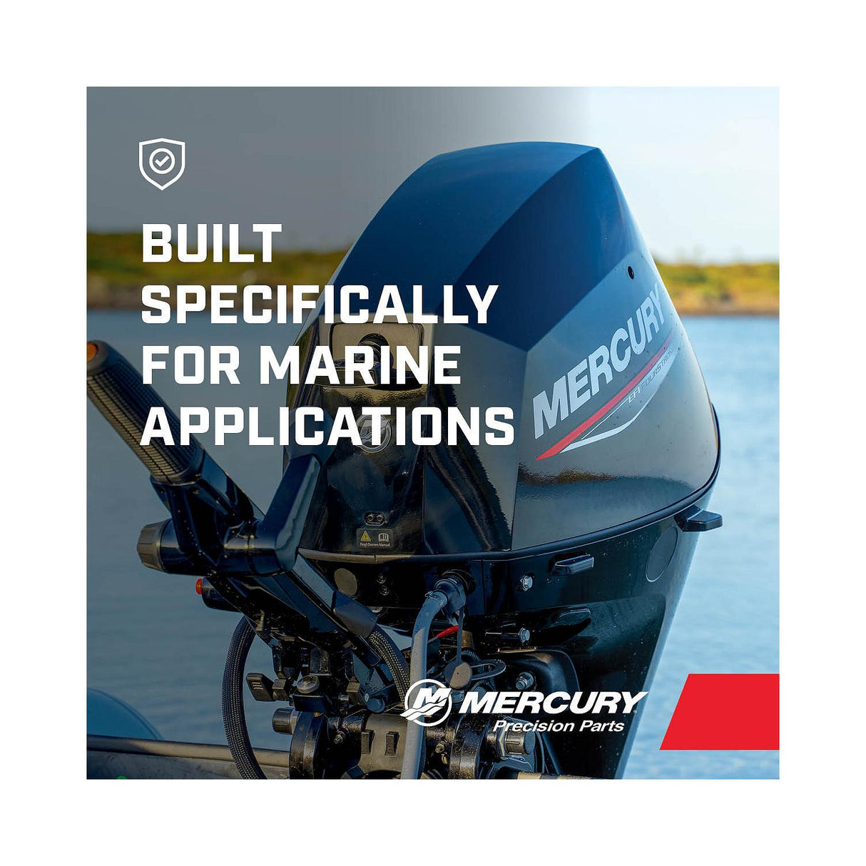 Mercury 35-816296K03 Outboard In Line Fuel Filter 1/4" ID - Fits 8/9 HP - 9/15 HP Four Stroke