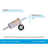 Mercury Quicksilver - Outboard In Line Fuel Filter 5/16" 30 40 65 80 140 Jet 30 40 50 55 60 75 90 3-Cylinder 100 115 125 4-Cylinder V-135 V-150 V-200 - 35-816296Q2