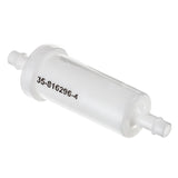 Mercury Quicksilver - Outboard In Line Fuel Filter 5/16" 30 40 65 80 140 Jet 30 40 50 55 60 75 90 3-Cylinder 100 115 125 4-Cylinder V-135 V-150 V-200 - 35-816296Q2