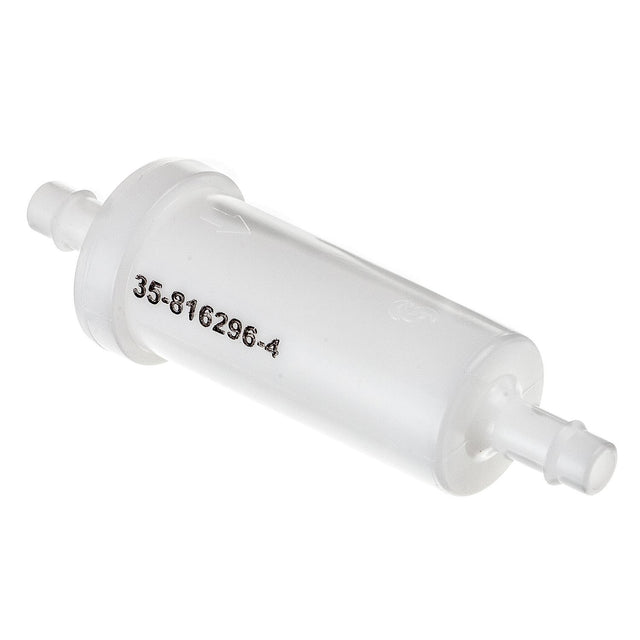 Mercury Quicksilver - Outboard In Line Fuel Filter 5/16" 30 40 65 80 140 Jet 30 40 50 55 60 75 90 3-Cylinder 100 115 125 4-Cylinder V-135 V-150 V-200 - 35-816296Q2