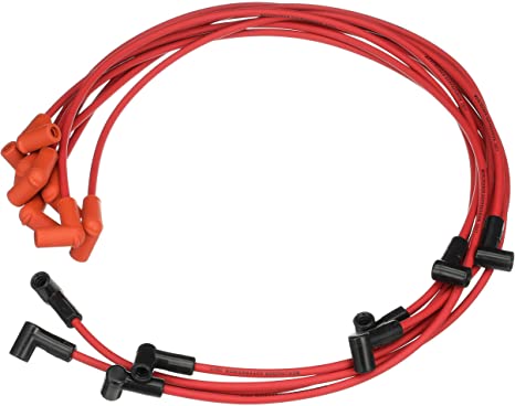 Mercury Mercruiser - Spark Plug Wire Kit - Red - Fits GM V-8 350 CID Engines with Delco HEI Ignition - 84-816608Q71