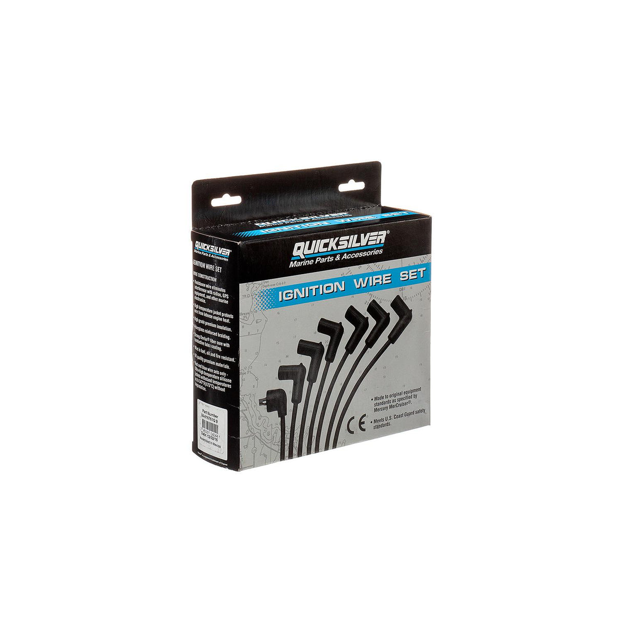 Mercury Mercruiser - Spark Plug Wire Kit - Fits GM & Ford V-8 Engines with Conventional Points or Thunderbolt Ignition - 84-816761Q9