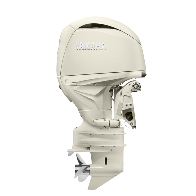 Yamaha F200XSA4 Outboard - Classic White | 20-Inch Shaft | Digital Electronic Control (DEC) | Electric Start | Power Trim & Tilt