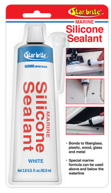 Starbrite - Marine Silicone Sealant - White - 2.8 oz - 82101