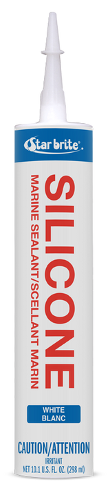 Starbrite - Marine Silicone Sealant - White - 10.1 oz - 82121