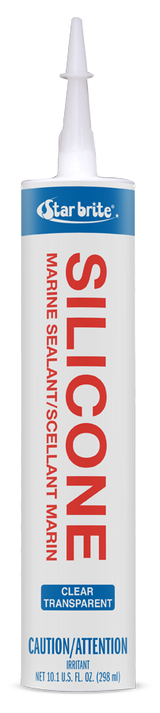 Starbrite - Marine Silicone Sealant - Clear - 10.1 oz - 82122