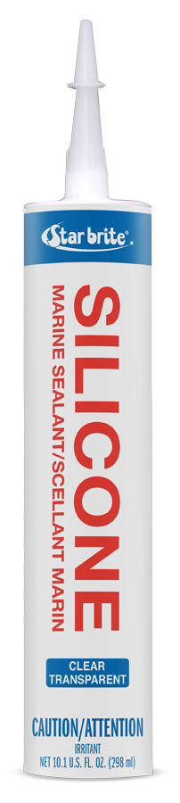 Starbrite - Marine Silicone Sealant - Clear - 10.1 oz - 82122