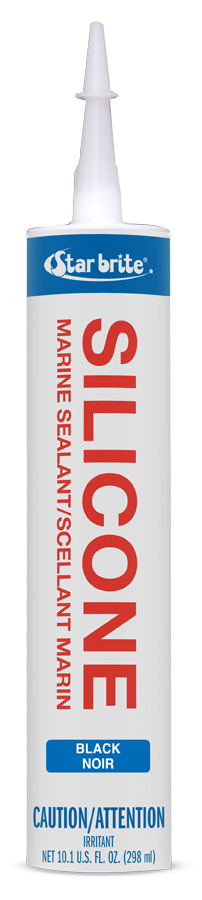 Starbrite - Marine Silicone Sealant - Black - 10.1 oz - 82123