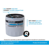 Mercury Quicksilver Outboard Four Stroke Oil Filter - Fits Mercury/Mariner V‑225 Four Stroke Outboard - Yamaha 225 HP Four Stroke Outboard Filter - 35-822626Q15