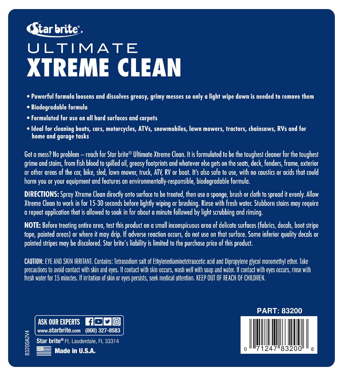 Starbrite - Ultimate Xtreme Clean - 1 Gallon - 83200