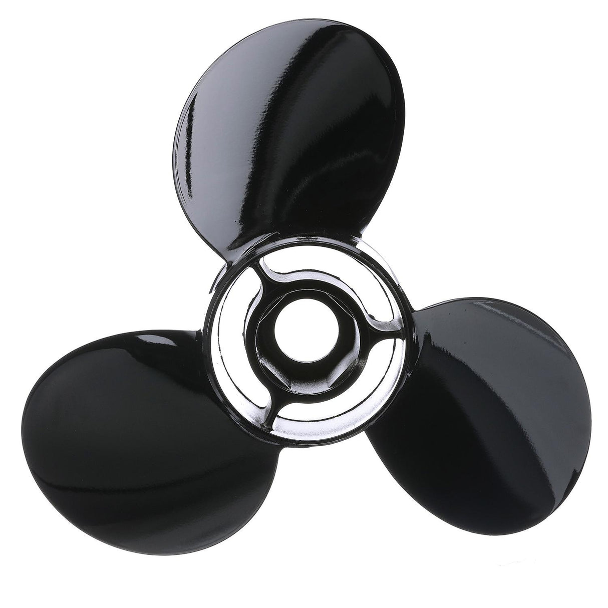 Mercury - Black Max Aluminum Propeller - 3-Blade - 90 - 115 HP Command Thrust FourStroke (all years), 135 - 300 HP TwoStroke / FourStroke (all years), Alpha and Bravo Stemdrives - 14.5 Dia. - 19 Pitch - 48-832830A45