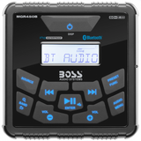 Boss Audio - MGR450B In-Dash Marine Gauge Digital Media Bluetooth Audio Streaming AM/FM Receiver - MGR450B