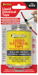 Starbrite - Liquid Electric Tape - Black - 4 oz. - 84104