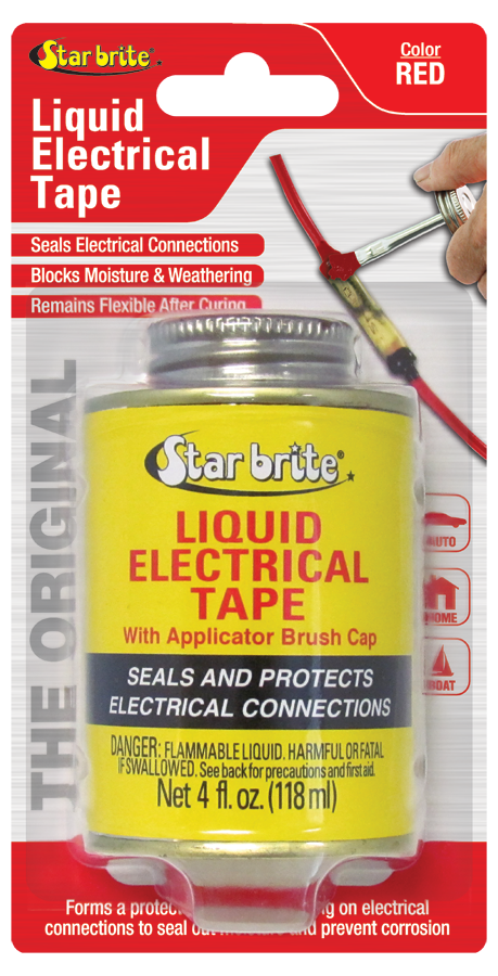 Starbrite - Liquid Electric Tape - Red - 4 oz. - 84105