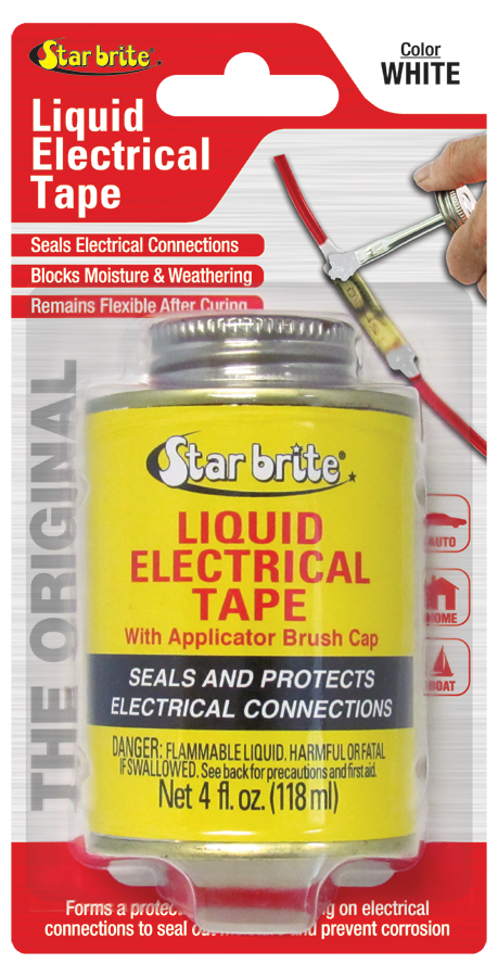 Starbrite - Liquid Electric Tape - White - 4 oz. - 84107