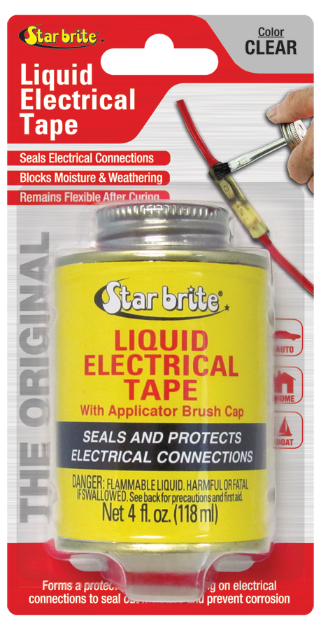 Starbrite - Liquid Electric Tape - Clear - 4 oz. - 84108