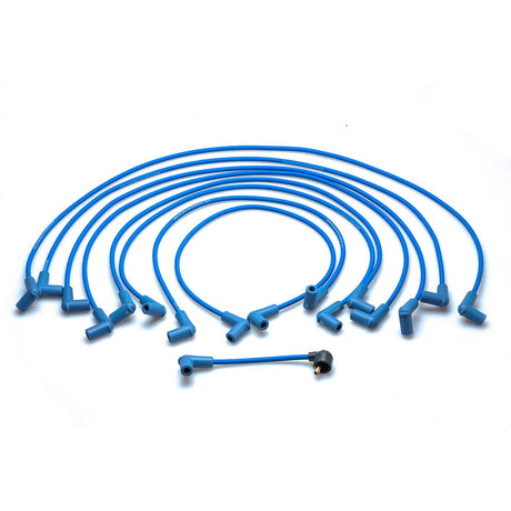 Mercury Mercruiser - Spark Plug Wire Kit - Blue - Fits GM Hi-Perf V-8 454/502/540/572 CID Engines with Thunderbolt IV Ignition - 84-847701Q7