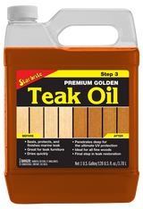 Starbrite - Premium Golden Teak Oil - Step 3 - 1 Gallon - 85100