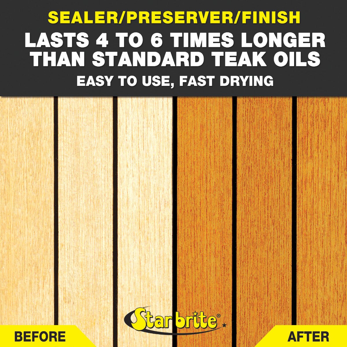 Starbrite - Premium Golden Teak Oil - Step 3 - 32 oz. - 85132