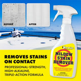 Starbrite - Mildew Stain Remover - 22oz. (85616) & Mildew Stain Blocker - 22oz. (86622)