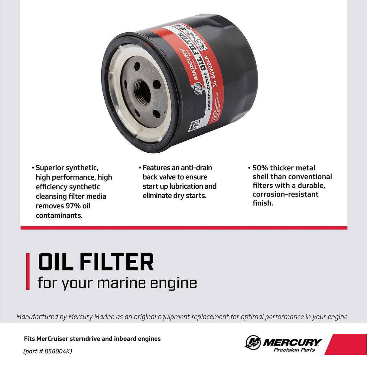 OIL FILTER - 35-858004K