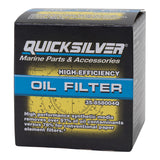 Mercury Quicksilver - Oil Filter - Fits MCM/MIE GM Engines, Except V‑6 Models w/Oil Filter Mounted on Engine Block & 4.5L & 6.2L Mercury Engine - 35-858004Q