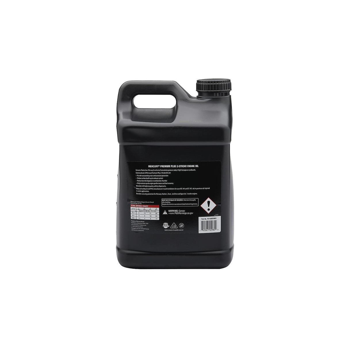 Mercury Premium Plus TCW 3 2 Stroke / Cycle Outboard Oil - 2.5 Gallon - 92-858028K01