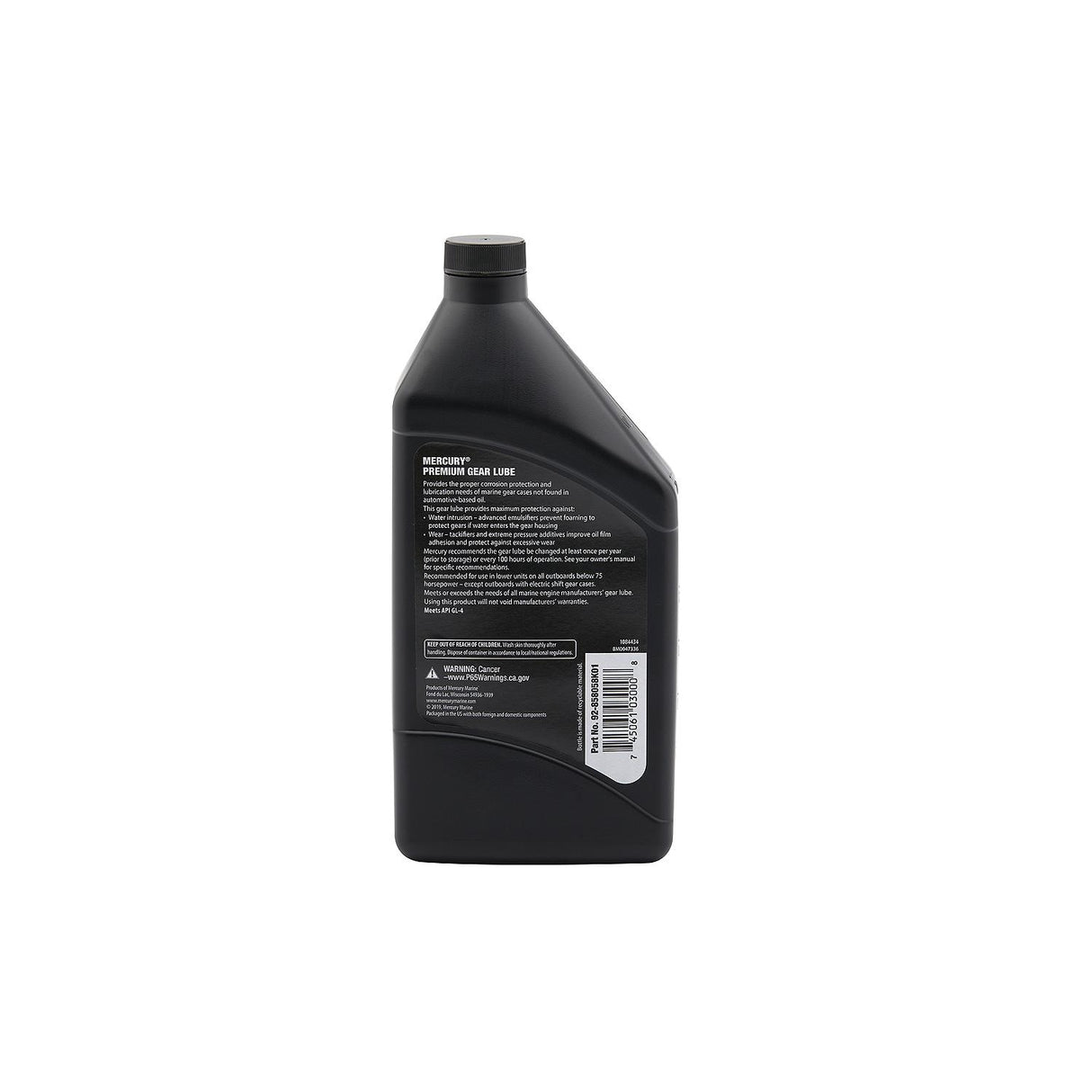 Mercury SAE 80W-90 Premium Gear Lube Oil - Quart - 92-858058K01