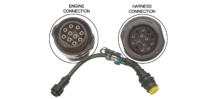 Mercury - Harness Adapter - Non DTS 10 Pin Female to 14 Pin Female - 6 Ft - Fits 2006 Non DTS 75, 90, 115 HP 4 stroke EFI - 84-858740T06