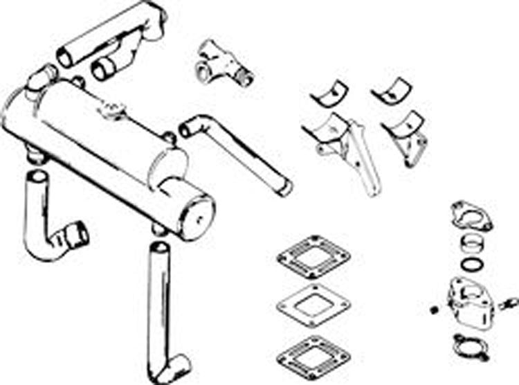 Mercury MerCruiser - Front Mounted Closed Cooling Kit - 1997-1999 MCM V-8 - 1997-2002 MIE & Tow Sports V-8 - 860427A5