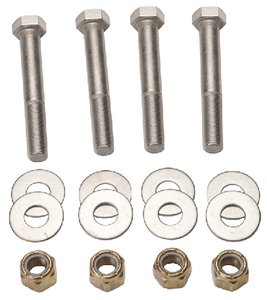 Seastar - Jack Plate Mounting Bolt Kit (Includes 4 each Stainless Steel Bolts, Brass Nylock Nuts and Washers) - DK6135