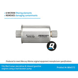 Mercury Mercruiser - In-Line Fuel Filter - Fits MCM/MIE Gasoline Engines Using a Boost Pump - Replacement In-Line Filter - 35-864572