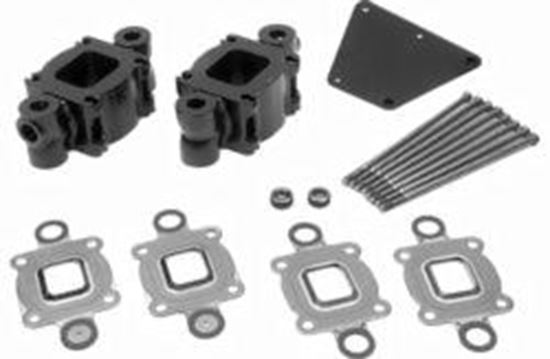 Mercury Mercruiser - 3" Riser Kit - Standard Cooling - Fits 2004-2016 MCM V-6 & V-8, Non-EC Engines - 864929A3