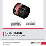 Mercury Mercruiser Fuel Filter - Fits MerCruiser 1.6L Vazer - 3.0L MPI EC Engines - 35-866594K01