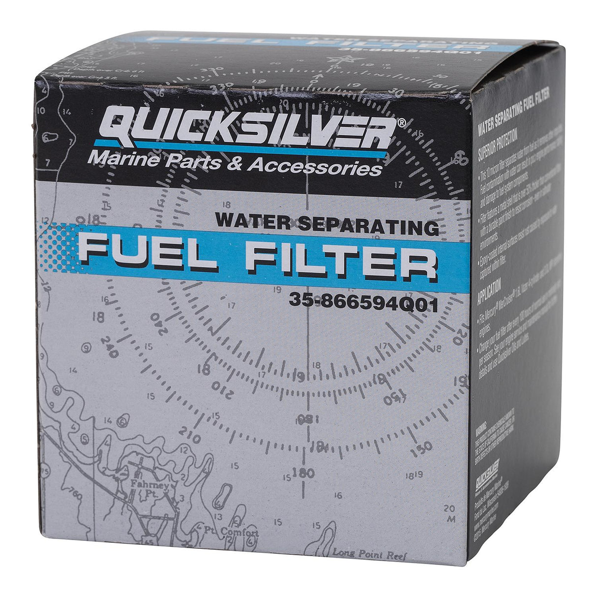 Mercury Quicksilver - Fuel Filter - Fits MerCruiser 1.6L Vazer & 3.0L MPI EC Engines - 35-866594Q01