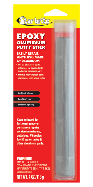 Starbrite - Emergency Repair Epoxy/Aluminum Putty Stick - 4 oz. - 87004