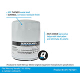 Mercury Quicksilver Outboard Four Stroke Oil Filter - Fits 135 - 150 - 175 - 200 Verado In‑line 4 Cylinder Outboard