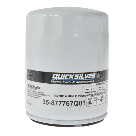 Mercury Quicksilver Outboard Four Stroke Oil Filter - Fits 135 - 150 - 175 - 200 Verado In‑line 4 Cylinder Outboard