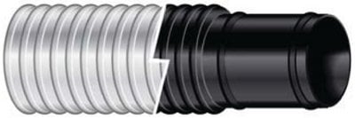 Shields - Bilgeflex Series 120 Flexible Hose - 9' Length - 3/4" Dia. - Black - 1200342B