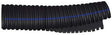 Shields - Split Wire Conduit Flexible Flame Retardant Black 50' Hose - 1280146B1