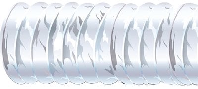 Shields - Series 400 & 402 Vinylvent Ducting Hose - 3" Dia. - 50' Length - White - 4003000