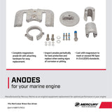 Mercury Mercruiser Bravo I Drives Magnesium Anode Kit - 97-888757K01