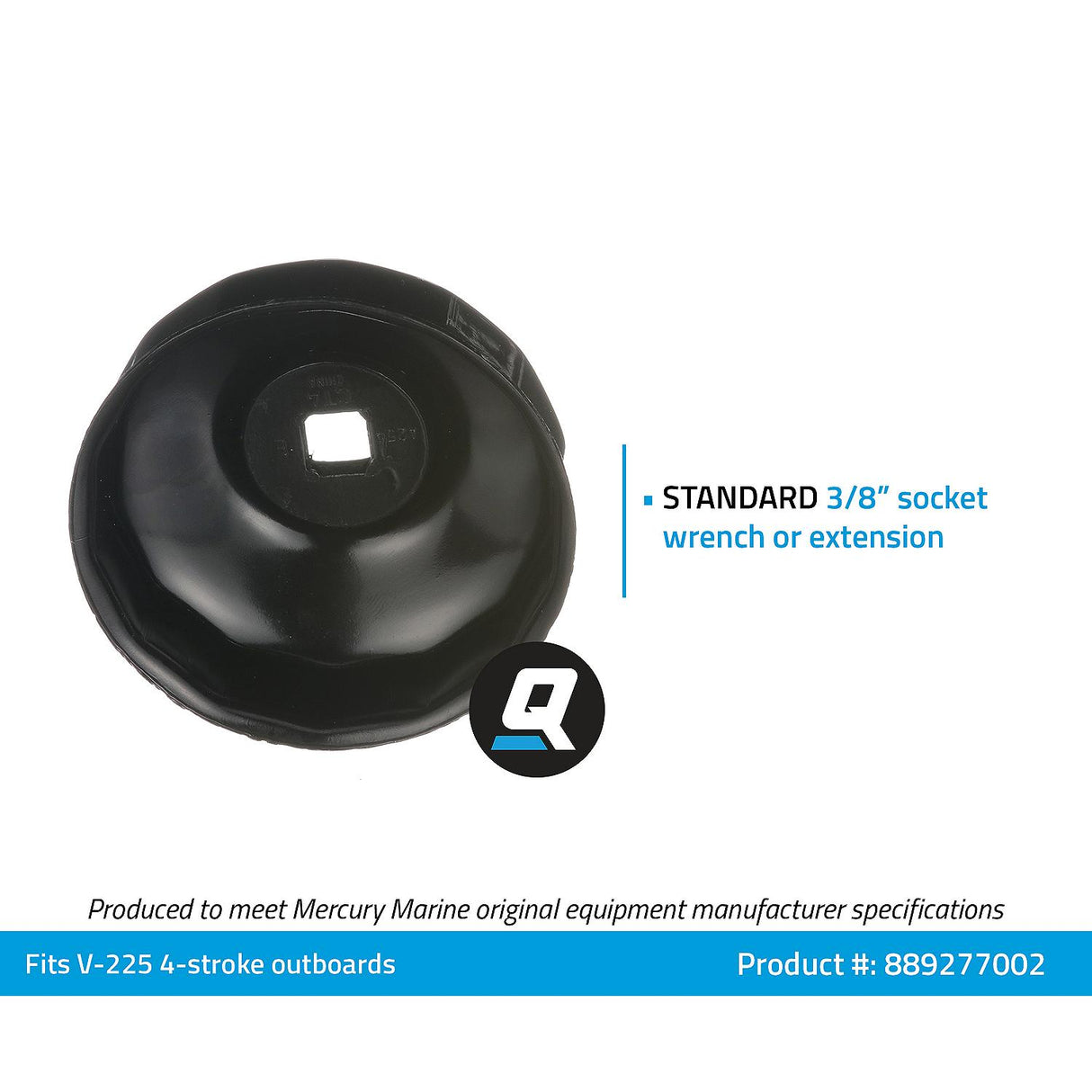 Mercury - Oil Filter Wrench - Fits Mercury 35-822626T 7 - 91-889277002