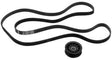 Mercury Mercruiser - Serpentine Belt & Pully Kit - 2002â€‘2003 MCM Vâ€‘6 & Vâ€‘8 Alpha, Closed Cooling -  Bravo, Removed Power Steering Pump - 889433A1 