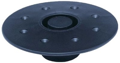 Detmar - Flush Mount Receptacle For Tables, Black - 121127