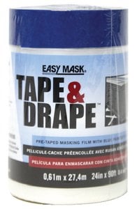 Trimaco - Tape & Drape w/14 Day Tape - 2' X 90' - 396590