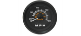 Mercury Quicksilver - International II Speedometer Gauge - Black Face - Black Bezel - 3-3/8 Inch Diameter - 79-895285Q43